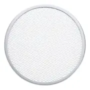 Pizza Screen, 11" Round Pizza Baking Screen with Holes, Silver Tone