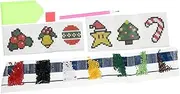 LALADEFIEE DIY Diamond Stickers 1 Set Christmas Stickers Xmas Bead Painting Sticker Kit for Children's Creativity