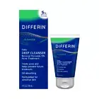 Differin Acne Face Wash with 5% Benzoyl Peroxide, Daily Deep Cleanser, 4 Oz