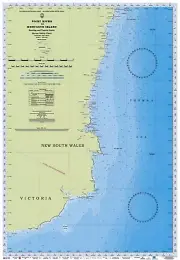 Boating, Fishing VIC-NSW Marine Safety Chart - PT HICKS TO MONTAGUE IS + BONUS