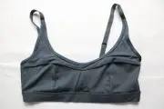 Gymshark Women's Adjustable Light Support Mesh Sports Bra DH3 Blue Small NWT