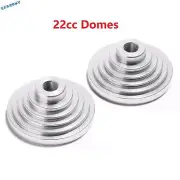 Pair for Yamaha Banshee 350 for pro design cool Head 22cc Domes CNC 64-66mm Bore