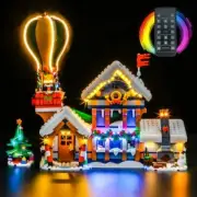 LED Light Compatible with Lego Santa's Post Office, Christmas RC Version Light