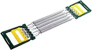 Expander Chest Exerciser for Men - 5-Springs Tension Hand Grip Strengthener Upper Body Muscle Exerciser Gym Household Office Body Building Fitness