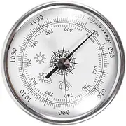 Dial Type Wall-Mounted Garden Barometer Pressure Gauge Aneroid Hygrometer Portable Major Thermometer Wall Hanging
