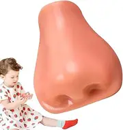 Pimple Popping Toy, Interactive Game, Grossly Satisfying Texture, Refillable Prank Nose Design Boredom Fidget Ideal for Desk, Travel, and Classrooms 1.97x2.95 Inches