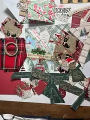 christmas junk journal ephemera kit FUN variety make it yourself