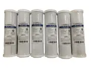 6 Pk Carbon Block Water Filter CTO Whole House RO DI Hydroponics 5 μm 10" x 2.5"