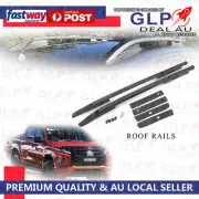 Black Roof Rails Suitable For Mitsubishi Triton MR 2018-2023
