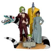 McFarlane Movie Maniacs Beetlejuice Beetlejuice 4 Character Pack 6 inch Posed Figure