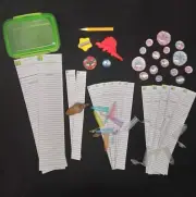 Geocaching containers, Lock N Lock tubes Rite in the Rain Logs, Acorn cache Swag