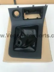 Gear Shift Boot & Surround - Series 1 Smooth Black - (5spd M/T) to suit Nissan S