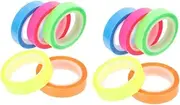 OHPHCALL 2sets Sticky Text Highlighter Strips for Books Removable Highlighter Tape Book Tabs for Annotating Office Products Tapes for School 5rolls*2
