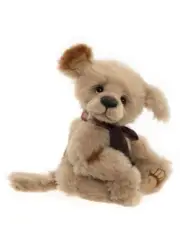 Charlie Bears 2023 Totter Puppy Dog Teddy Bear Cute Brown Soft Ears Tail