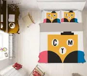 3D Owl Painting 3527NA Bed Pillowcases Quilt Cover Duvet Boris Draschoff Fay