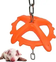 Domestic Animal Chew Toys,Livestock Weaning Toys | High Strength Entertainment Device with Chain for Feeding Stimulation