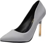 [Gaorui] Women's Fashion Sexy High Heel Shoes Sandal Gold Pointed Pointy Toe Metal Stiletto