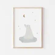 [Namly Design] Poster - Animals in the Snow / Polar Bear