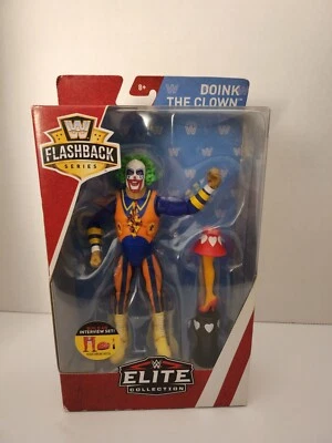 2017 WWE Elite Flashback Doink The Clown Action Figure Mattel WWF Leg Lamp 20