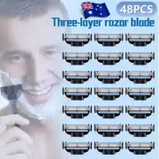 Upto48x Replacement Blades For Gillette MACH 3 Razor Shaver Trimmer Shaving NEW