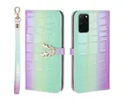 For Samsung Galaxy S20 Plus Cover Wallet - Green