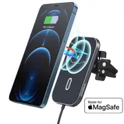 Choetech 15W MagSafe Magnetic FAST Wireless Car Charger Holder iPhone 15 14 13