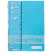 ColourHide A4 Recycled Notebook 120 Page Sky Blue