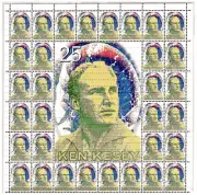 Ken Kesey Postage Stamp Blotter Art Perforated Sheet Paper Psychedelic 7.5"