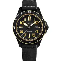 在飛比找PChome24h購物優惠-elegantsis JT65 騎士系列復古潮流腕錶-黑x金