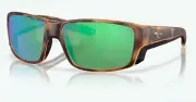 NEW Costa Del Mar Tuna Alley PRO Tortoise / Green Mirror Polarized Glass 580G