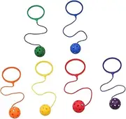 Toyvian 6pcs Skipping Balls Jumping Balls for Fun Ankle Fitness Game and Safe Design Encourages Coordination and Exercise