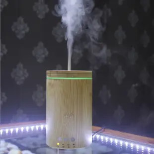 水氧機 竹子造型 七彩超音波精油香氛水氧機 (7折)