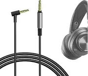 Geekria Audio Cable Compatible with SteelSeries Arctis Nova Pro Wireless X, 7P Wireless, 7X Wireless, 1P, 1X, 1 Cable, 3.5mm 5 Pole Aux Replacement Stereo Cord (4 ft/1.2 m)