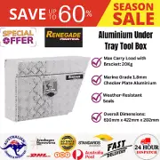 Renegade Industrial Right Hand 610mm Aluminium Under Tray Tool Box
