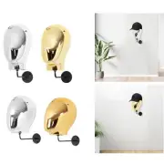 Mannequin Head Wall Mounted Multipurpose Wig Stand for Headwear Wig Salon