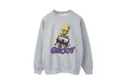 Guardians Of The Galaxy Mens Groot Casette Sweatshirt (Sports Grey) - UTBI26258