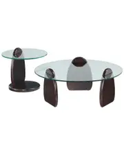 Manhattan Comfort Artesia 2pc Modern Coffee Table & End Table Set