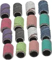 SHERCHPRY 1 Box Fine Grit Sanding Bands for Nail Drill Mixed Color Manicure Buffing Tool for Nail Care Polishing Shaping Salon Home Use