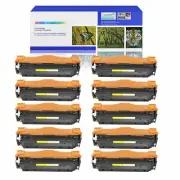 10PK CE412A 305A Yellow Toner for HP LaserJet Pro 400 MFP M475dn M475dw M451dn