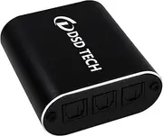 DSD TECH SH-AC01B Optical Audio Switcher Support 3 SPDIF in 1 Out