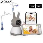 ieGeek 2K Baby Monitor with 5" HD LCD WiFi Video Monitor with Camera 2 Way Audio