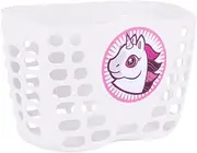 Gatuida Thickened Scooter Basket for White Plastic Front Storage Basket Easy to Install Childrens Bike for Storing and Essentials