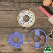 Donut Cookie Cutter and Embosser Stamp