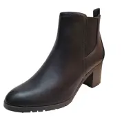 Lifestride Womens Shoes Mesa Slip Ankle Booties 9.5M Black MSRP 80 New