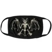 Kreepsville 666 Skelli Bat Skeleton Gothic Reusable Washable Face Mask FMWSB