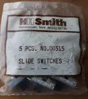 HH Smith Slide Switch p/n 515 New Old Stock 3A AC .5 A DC 125V UL Made in U.S.A.
