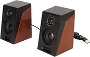 2pcs Computer Speaker, 3W Desktop Speaker with Volume Control, 3.5mm Speaker, USB Powered External Speaker Plug and Play USB Speaker for PC Laptop Projector