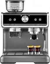 Semi-Automatic Coffee Machine, 1450w High Power Freestanding Coffee Machine, 15 Bar Pressure, Automatic Pipeline Cleaning, Eliminating The Need for Cleaning, Capacity 2.8l