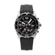 COACH | 經典KENT系列 帥氣三眼計時腕錶/手錶/男錶 - 矽膠錶帶x黑面 14602565