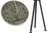 MEDIEVAL CRAFT Season Cycle Sundial Solid Brass with Stand 10 Inch Diameter